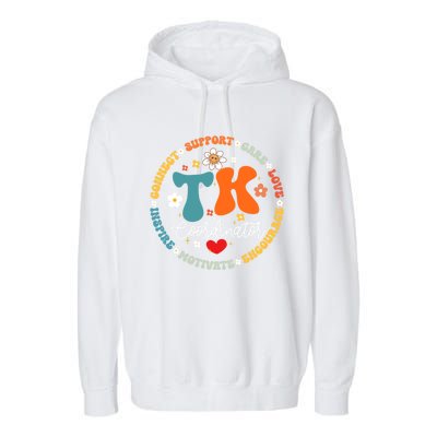 Tk Coordinator Squad Transitionalkindergarten School Gift Garment-Dyed Fleece Hoodie