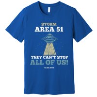 They Cant Stop All Of Us Storm Area 51 Gift Premium T-Shirt