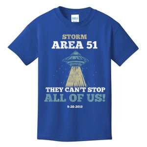 They Cant Stop All Of Us Storm Area 51 Gift Kids T-Shirt