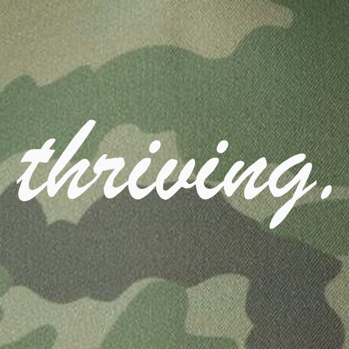 Thriving Cursive Script Dark Legacy Tie Dye Trucker Hat