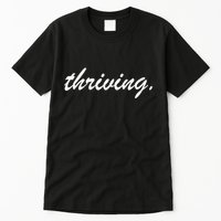 Thriving Cursive Script Dark Tall T-Shirt