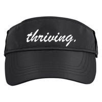 Thriving Cursive Script Dark Adult Drive Performance Visor