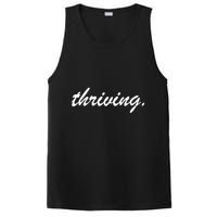 Thriving Cursive Script Dark PosiCharge Competitor Tank