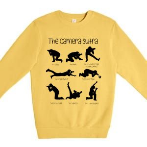 The Camera Sutra Funny Photography Poses Premium Crewneck Sweatshirt