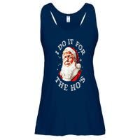 Trump Christmas Santa Claus I Do It For The Hos Cute Xmas Ladies Essential Flowy Tank