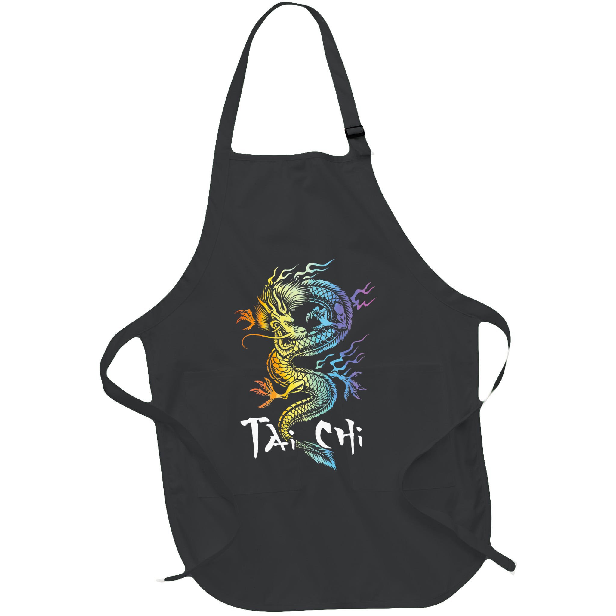 Tai Chi Spiritual Wellness Meditation Qi Gong Instructor Apron