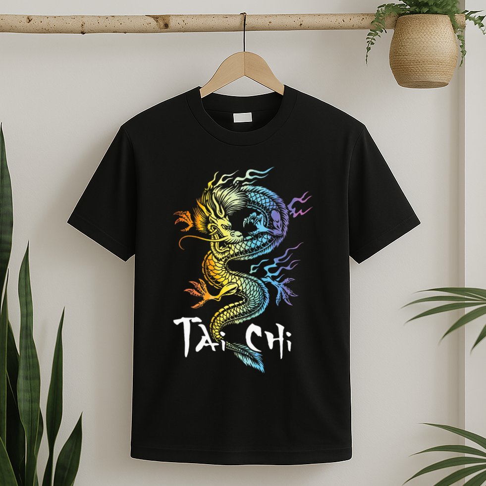 Tai Chi Spiritual Wellness Meditation Qi Gong Instructor T-Shirt