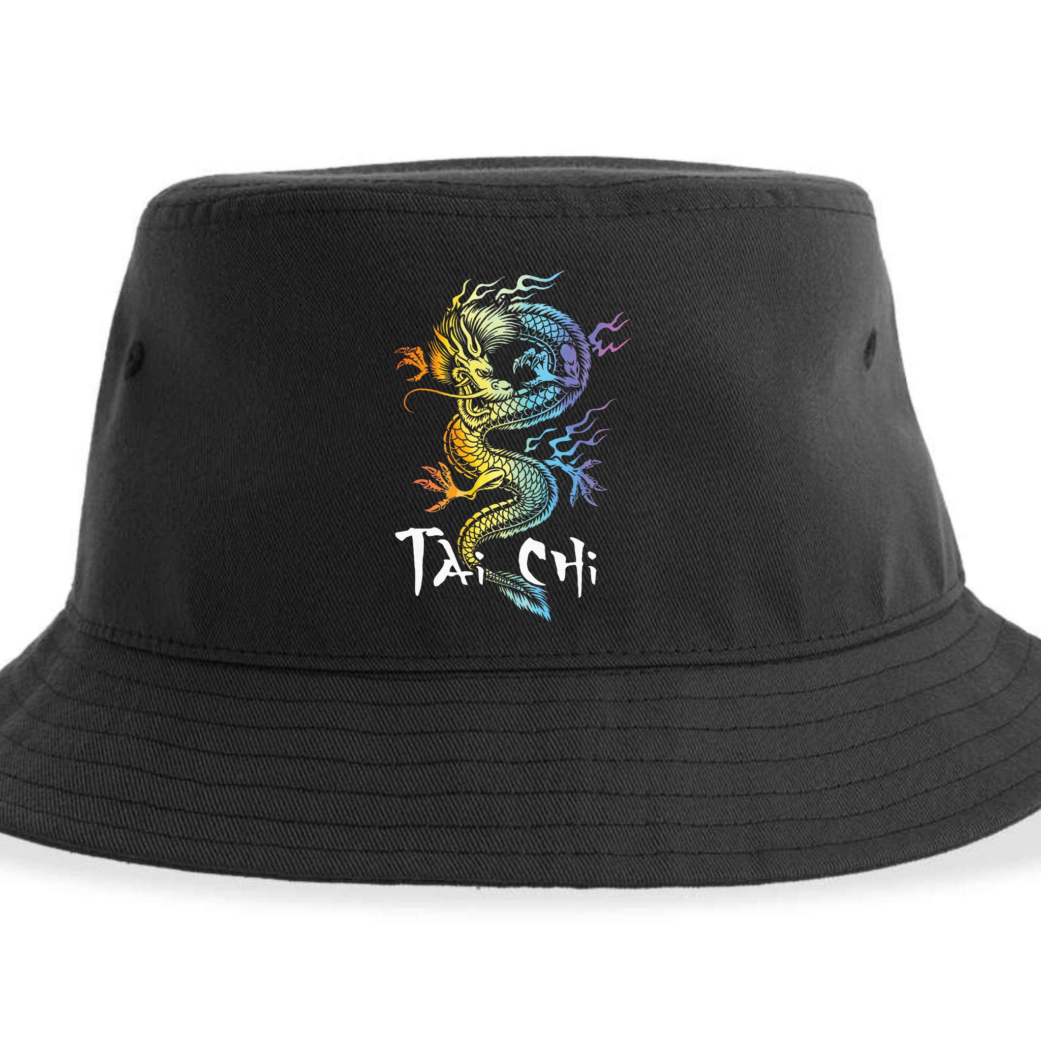 Tai Chi Spiritual Wellness Meditation Qi Gong Instructor Sustainable Bucket Hat