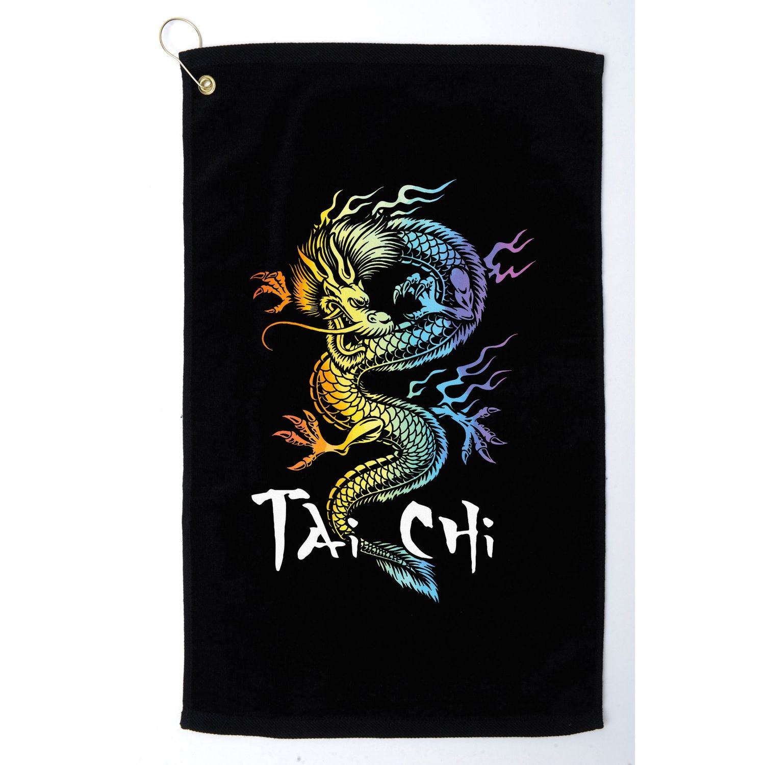 Tai Chi Spiritual Wellness Meditation Qi Gong Instructor Golf Towel