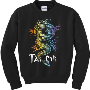 Tai Chi Spiritual Wellness Meditation Qi Gong Instructor Kids Sweatshirt