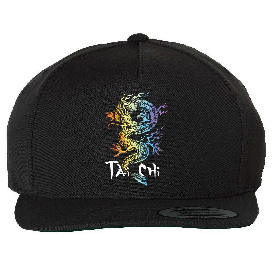 Tai Chi Spiritual Wellness Meditation Qi Gong Instructor Wool Snapback Cap