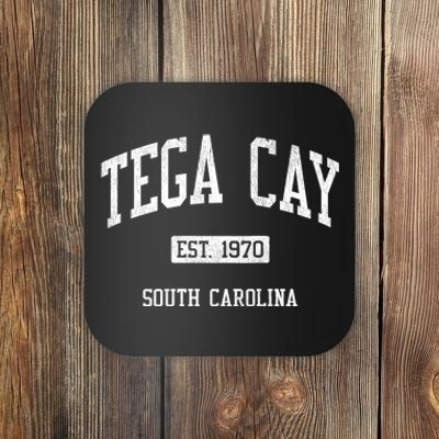 Tega Cay South Carolina Sc Js04 Vintage Athletic Sports Coaster