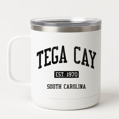 Tega Cay South Carolina Sc Js04 Vintage Athletic Sports 12 oz Stainless Steel Tumbler Cup