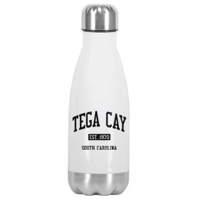 Tega Cay South Carolina Sc Js04 Vintage Athletic Sports Stainless Steel Insulated Water Bottle