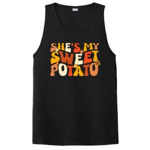 Thanksgiving Couples Sweet Potato I Yam Groovy Flower PosiCharge Competitor Tank