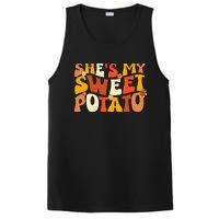 Thanksgiving Couples Sweet Potato I Yam Groovy Flower PosiCharge Competitor Tank