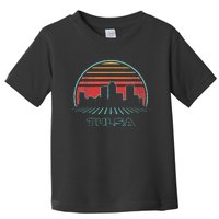 Tulsa City Skyline Retro Vintage 80s Style Toddler T-Shirt