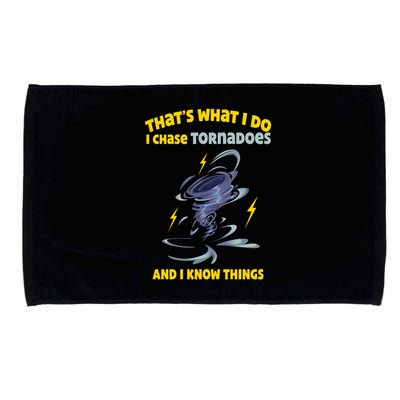Tornado Chaser Storm Chasing Tornadoes Lover Microfiber Hand Towel