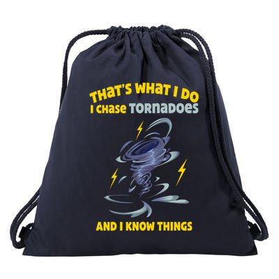 Tornado Chaser Storm Chasing Tornadoes Lover Drawstring Bag