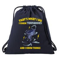 Tornado Chaser Storm Chasing Tornadoes Lover Drawstring Bag