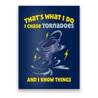 Tornado Chaser Storm Chasing Tornadoes Lover Poster