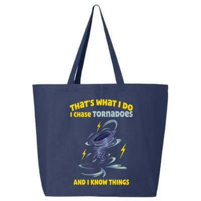 Tornado Chaser Storm Chasing Tornadoes Lover 25L Jumbo Tote