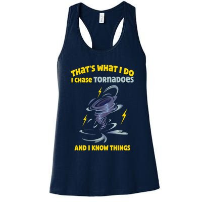 Tornado Chaser Storm Chasing Tornadoes Lover Womens Tank Top