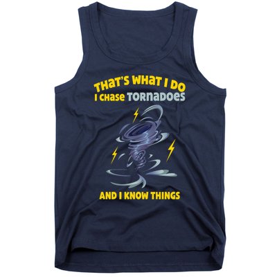 Tornado Chaser Storm Chasing Tornadoes Lover Tank Top