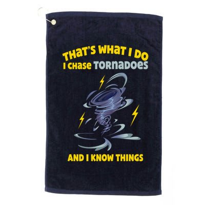 Tornado Chaser Storm Chasing Tornadoes Lover Golf Towel
