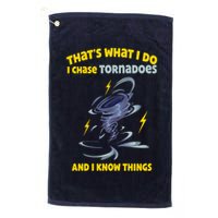 Tornado Chaser Storm Chasing Tornadoes Lover Golf Towel