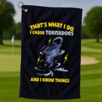 Tornado Chaser Storm Chasing Tornadoes Lover Golf Towel