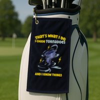 Tornado Chaser Storm Chasing Tornadoes Lover Golf Towel