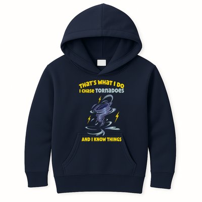 Tornado Chaser Storm Chasing Tornadoes Lover Kids Hoodie