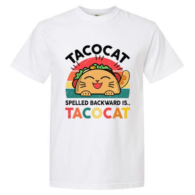 Taco Catshirt Spelled Backward Funny Mexican Cinco De Mayo Garment-Dyed Heavyweight T-Shirt