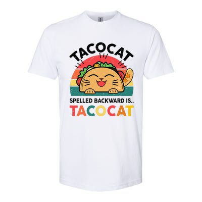 Taco Catshirt Spelled Backward Funny Mexican Cinco De Mayo Softstyle® CVC T-Shirt