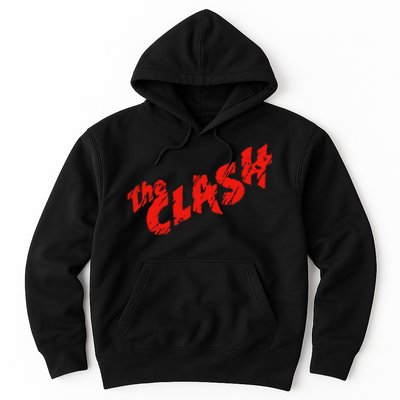 The C.L.A.S.H Scratched Red Logo Hoodie