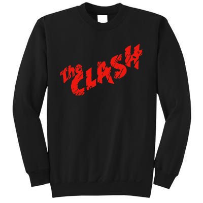 The C.L.A.S.H Scratched Red Logo Sweatshirt