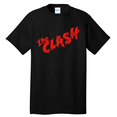 The C.L.A.S.H Scratched Red Logo Tall T-Shirt