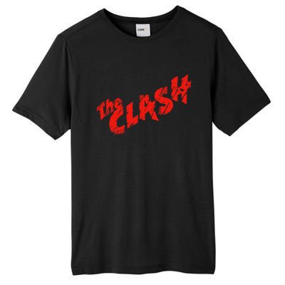 The C.L.A.S.H Scratched Red Logo Tall Fusion ChromaSoft Performance T-Shirt