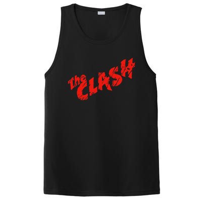 The C.L.A.S.H Scratched Red Logo PosiCharge Competitor Tank