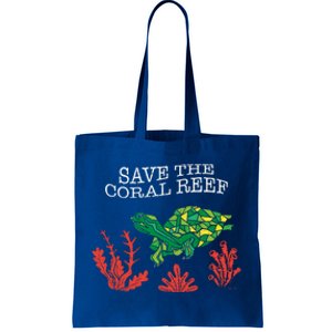 Turtle Coral Save The Coral Reef Environtal Protection Gift Tote Bag