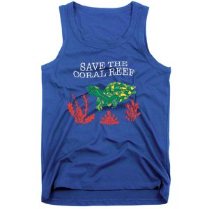 Turtle Coral Save The Coral Reef Environtal Protection Gift Tank Top