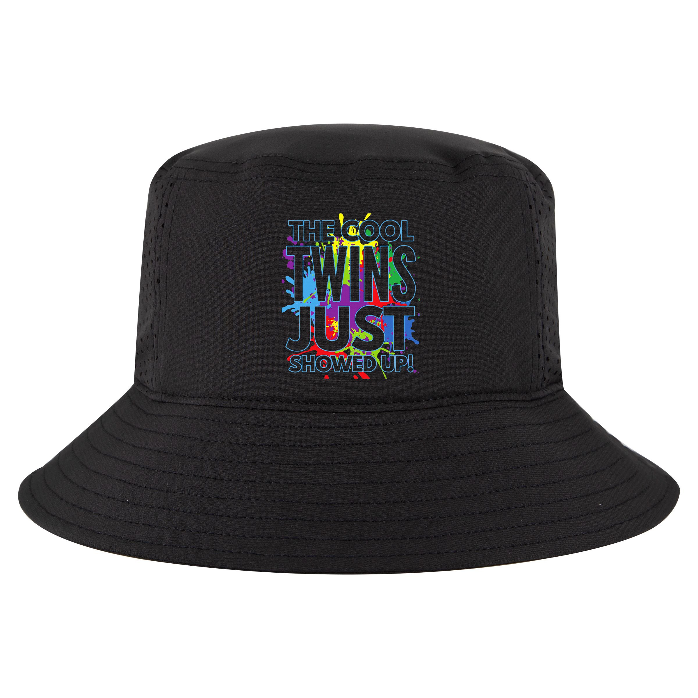 The Cool Twins Just Showed Up Funny Twins Cool Comfort Performance Bucket Hat