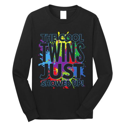 The Cool Twins Just Showed Up Funny Twins Long Sleeve Shirt