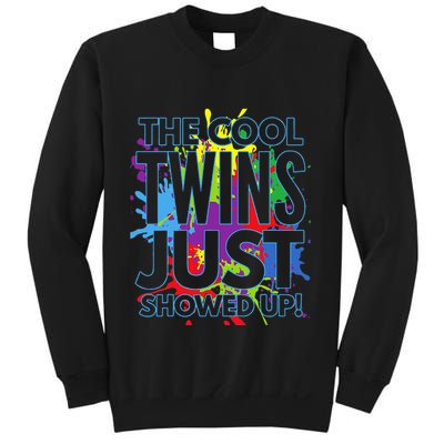 The Cool Twins Just Showed Up Funny Twins Sweatshirt