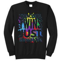 The Cool Twins Just Showed Up Funny Twins Sweatshirt