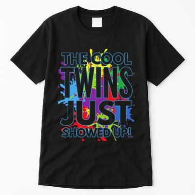 The Cool Twins Just Showed Up Funny Twins Tall T-Shirt