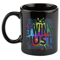 The Cool Twins Just Showed Up Funny Twins 11oz C Handle Ceramic Mug