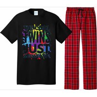 The Cool Twins Just Showed Up Funny Twins Pajama Set