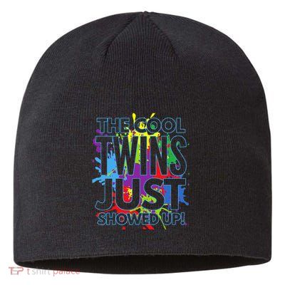 The Cool Twins Just Showed Up Funny Twins Sustainable Beanie